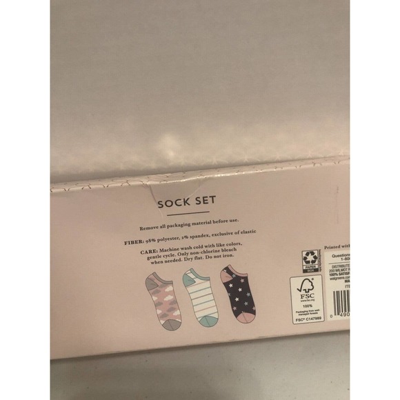 Modern Expressions Women’s Size 4-10 Ankle Sock Set 3 Pairs NEW Lot of 2 - Picture 5 of 6